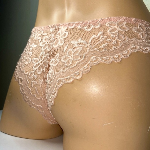 IZA Silky Liquid Satin & Lace Low Rise Bikini Cut Stretchy Smooth Panties NEW - Picture 8 of 13